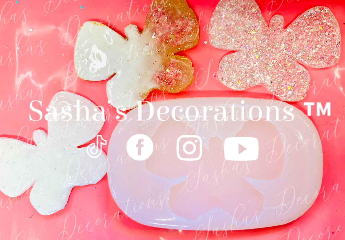 Butterfly Coaster Mold PREORDER