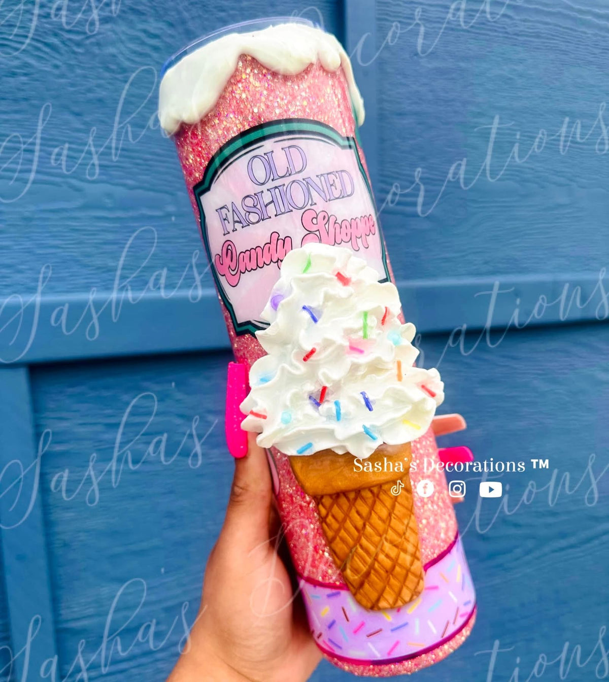 Soft Served 3D Flatback Ice Cream Cone Mold PREORDER