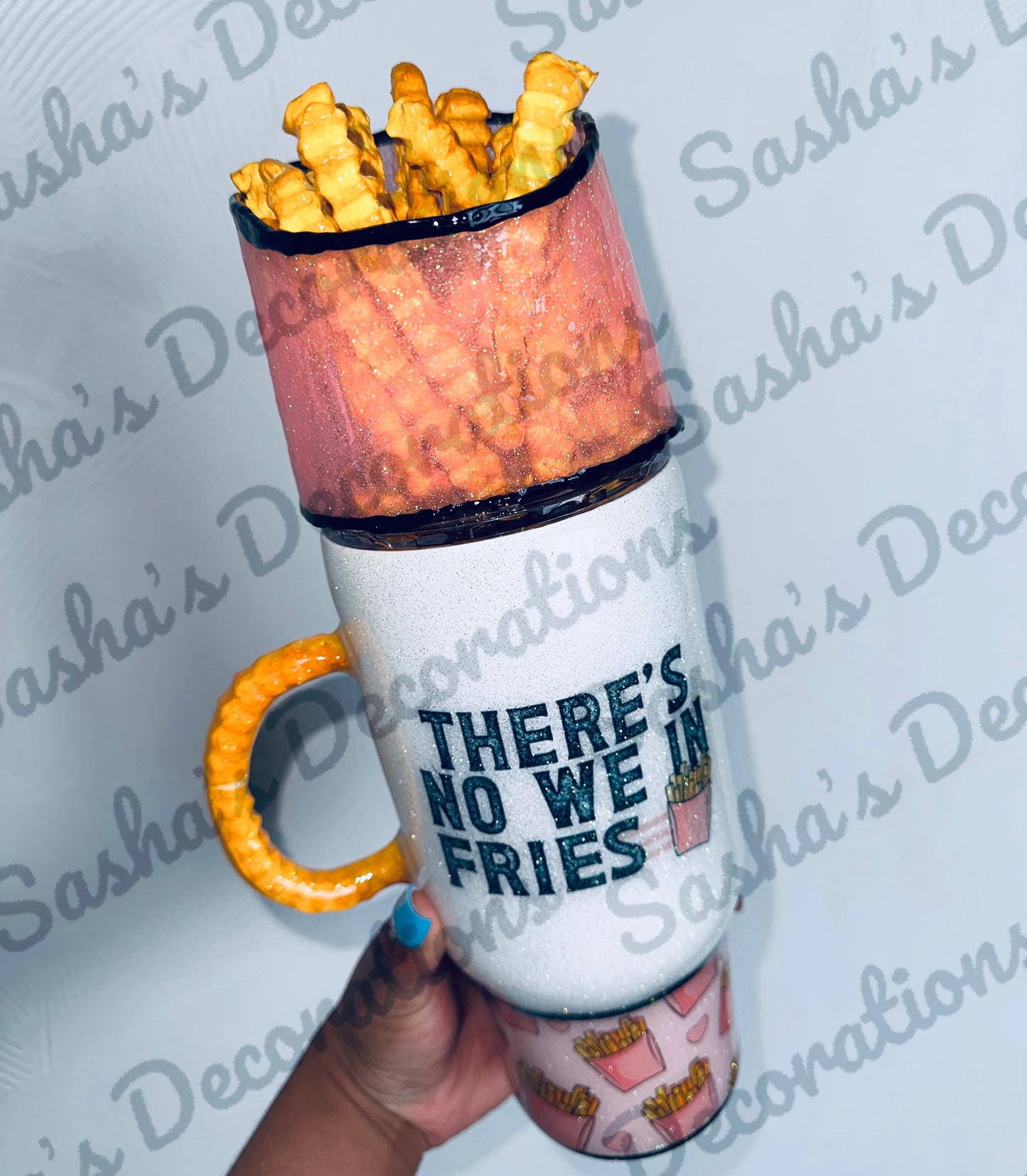 3D No We In Fries Tumbler