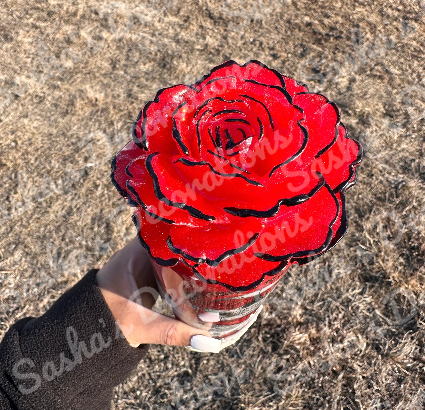 3D PREORDER Skeleton Rose Tumbler